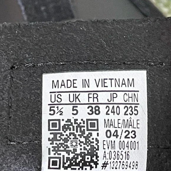 Adidas Samba Classic Leather Sneakers Black White Light Brown WOMEN'S 6.5 - Picture 7 of 11